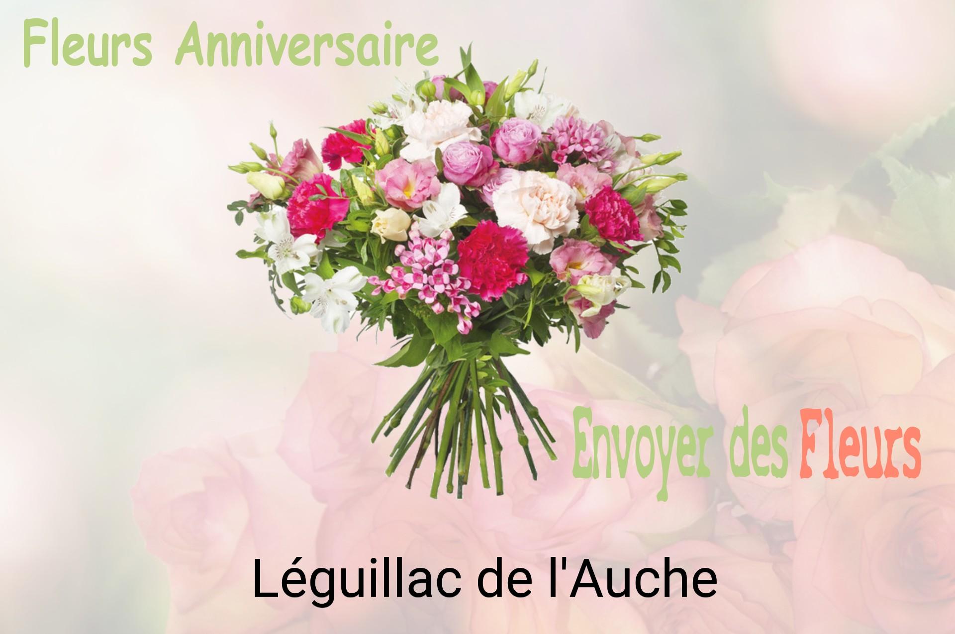 Bouquet de fleurs d’anniversaire livré à Léguillac-de-l'Auche